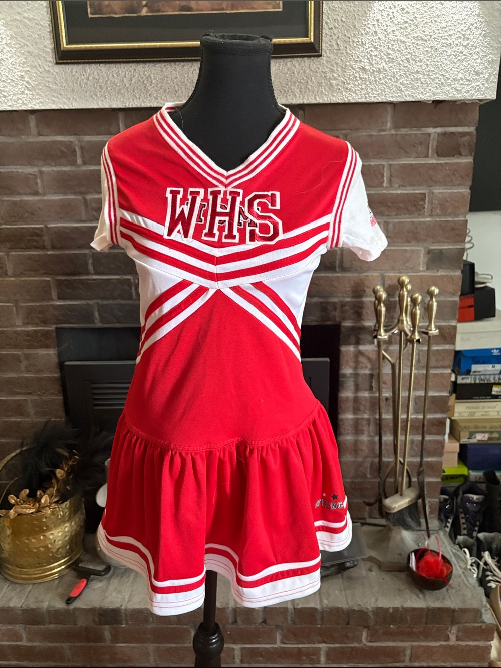 Disney Red and White WHS Cheer Dress